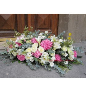 COUSSIN ALLONGE ROSEE